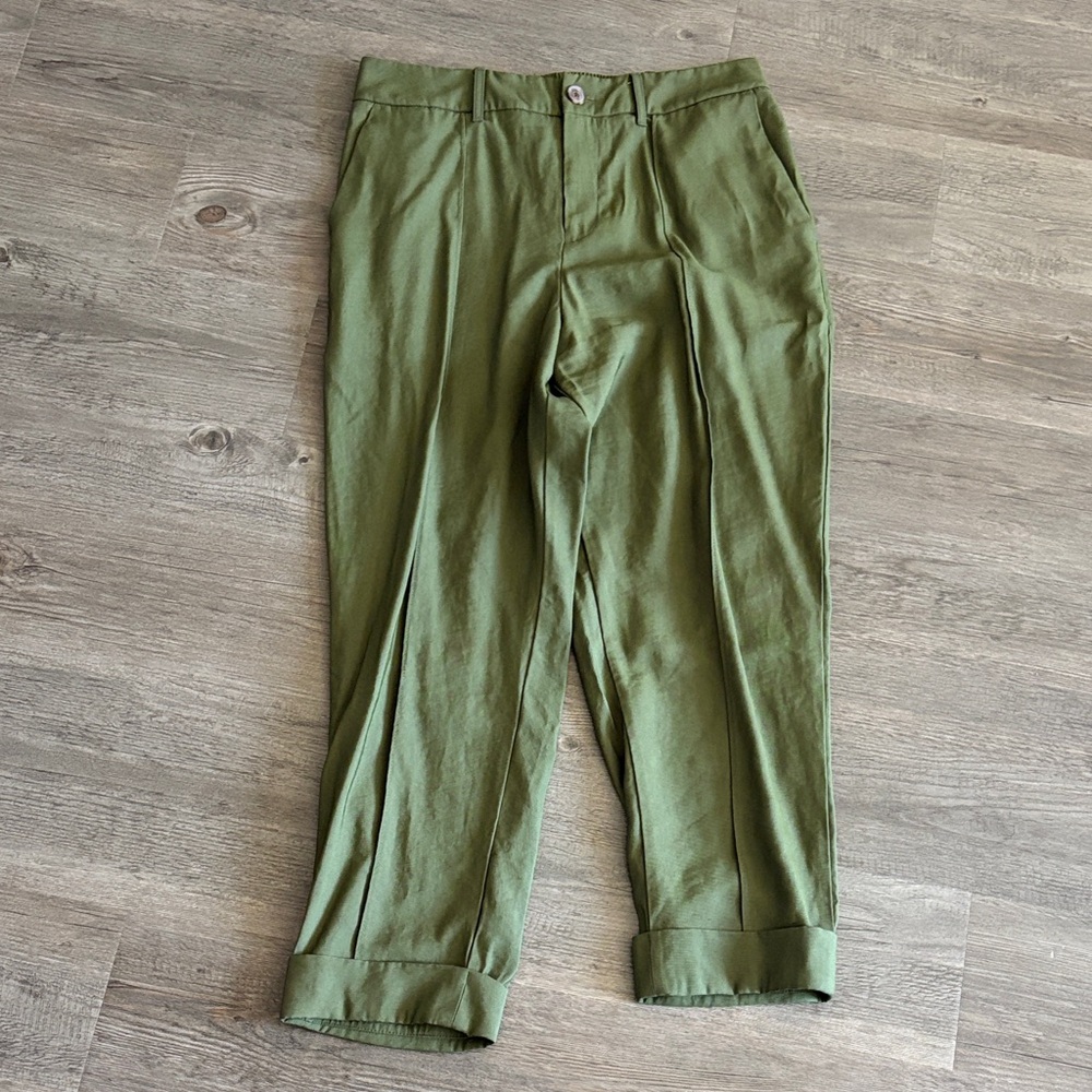 A New Day High Rise Pintuck Ankle Pants